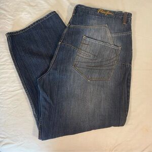 Phat Farm‎ Men's Wide Leg Streetwear Hip Hop Grunge Jeans Size 42x33